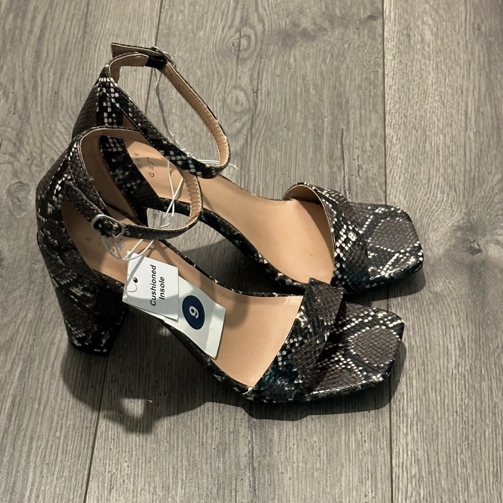 a new day Snakeskin Patterned Heels